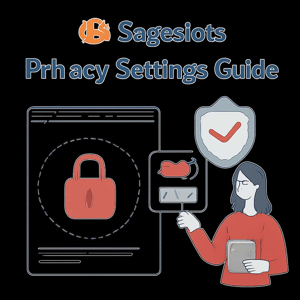 Illustration of Sagaslots Privacy Settings Features