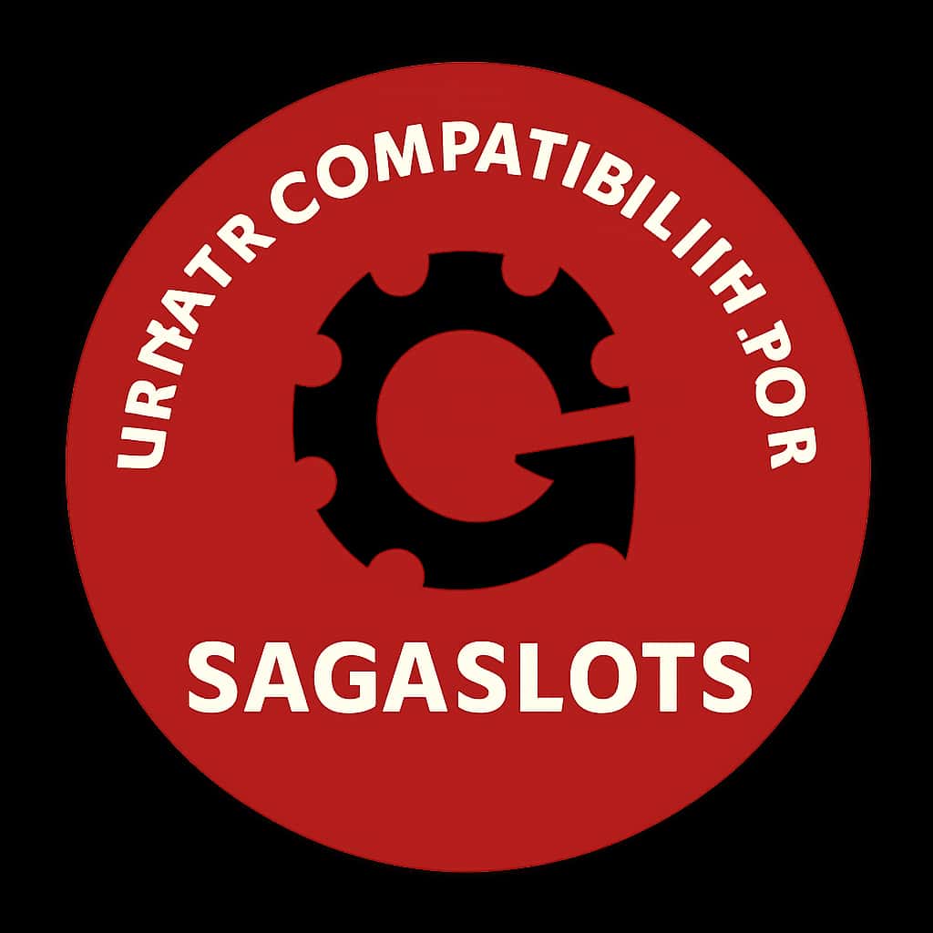 A badge representing Update Compatibility for Sagaslots.